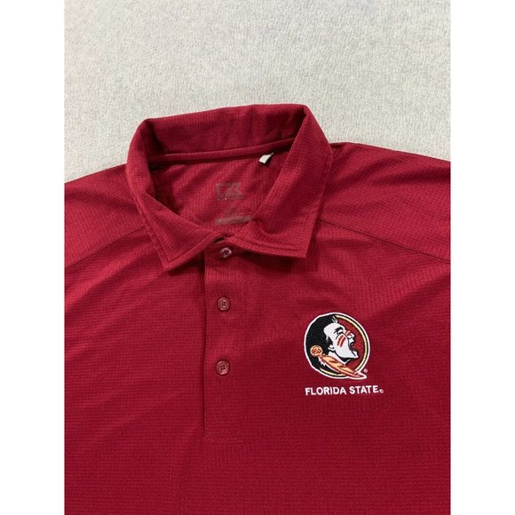 Florida State‎ Seminoles Cutter & Buck Campus Polo Shirt (Men's Large) - Picture 2 of 10